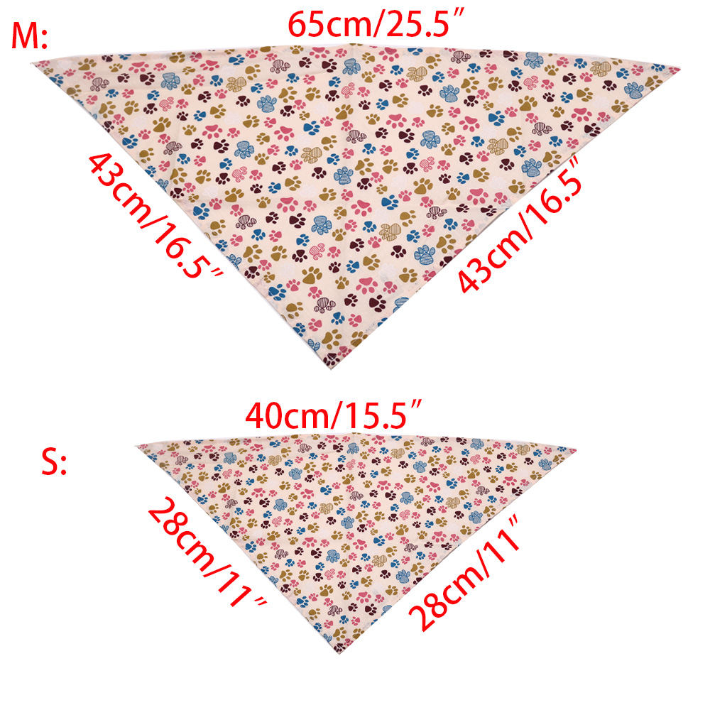 60pcs 100% Cotton Dog Bandanas - Pet Supplies In Bulk ulasan dan harga