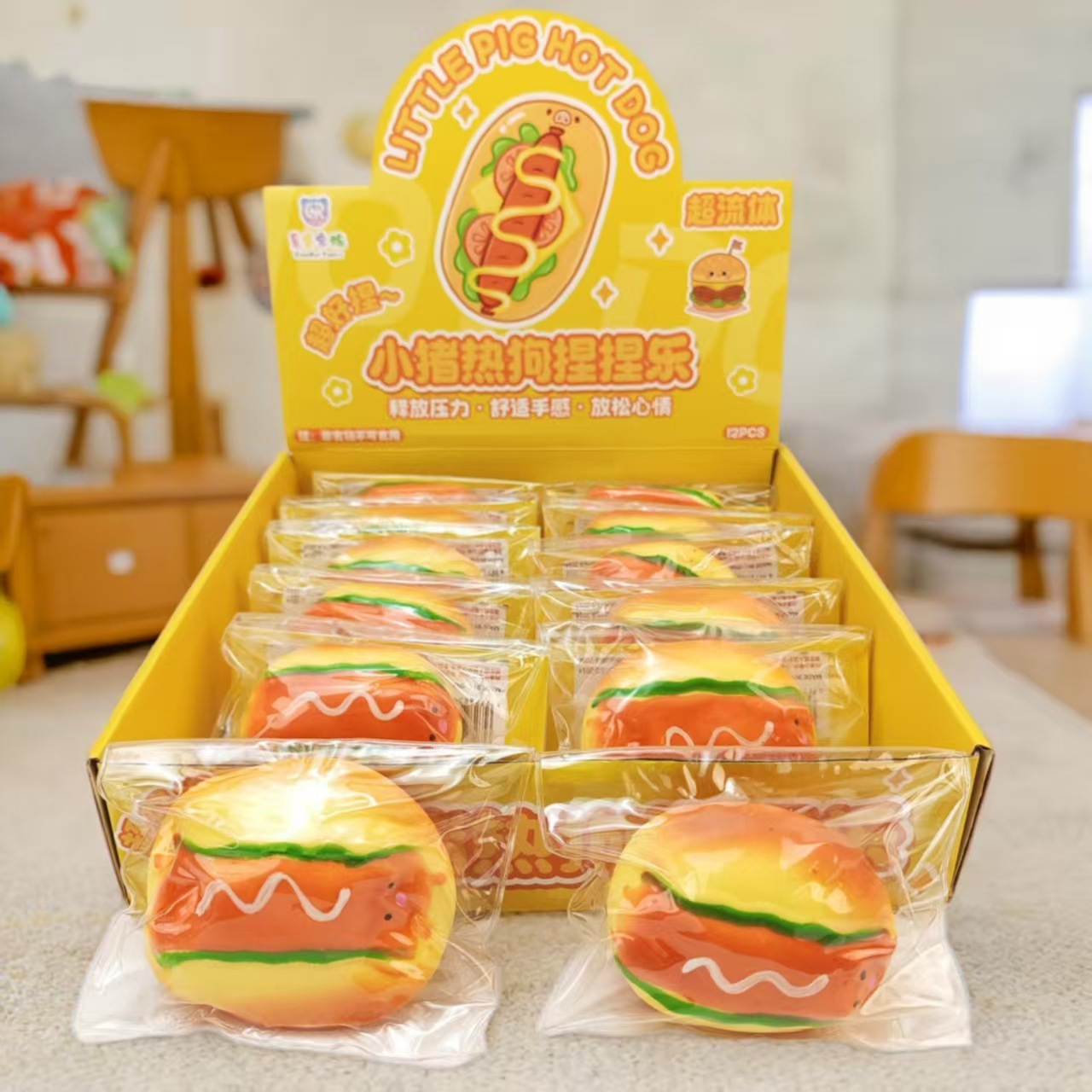 4Pc Realistic Hot Dog Squishy  - Pet Supplies In Bulk ulasan dan harga