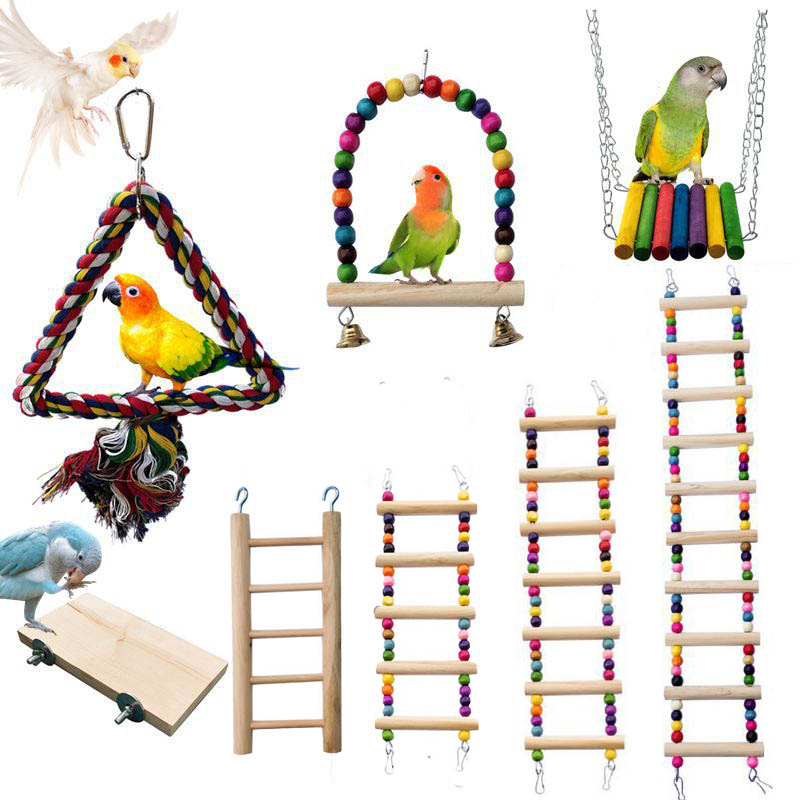 Wooden Bird Toys Small Parrot  - Pet Supplies Ringwood ulasan dan harga