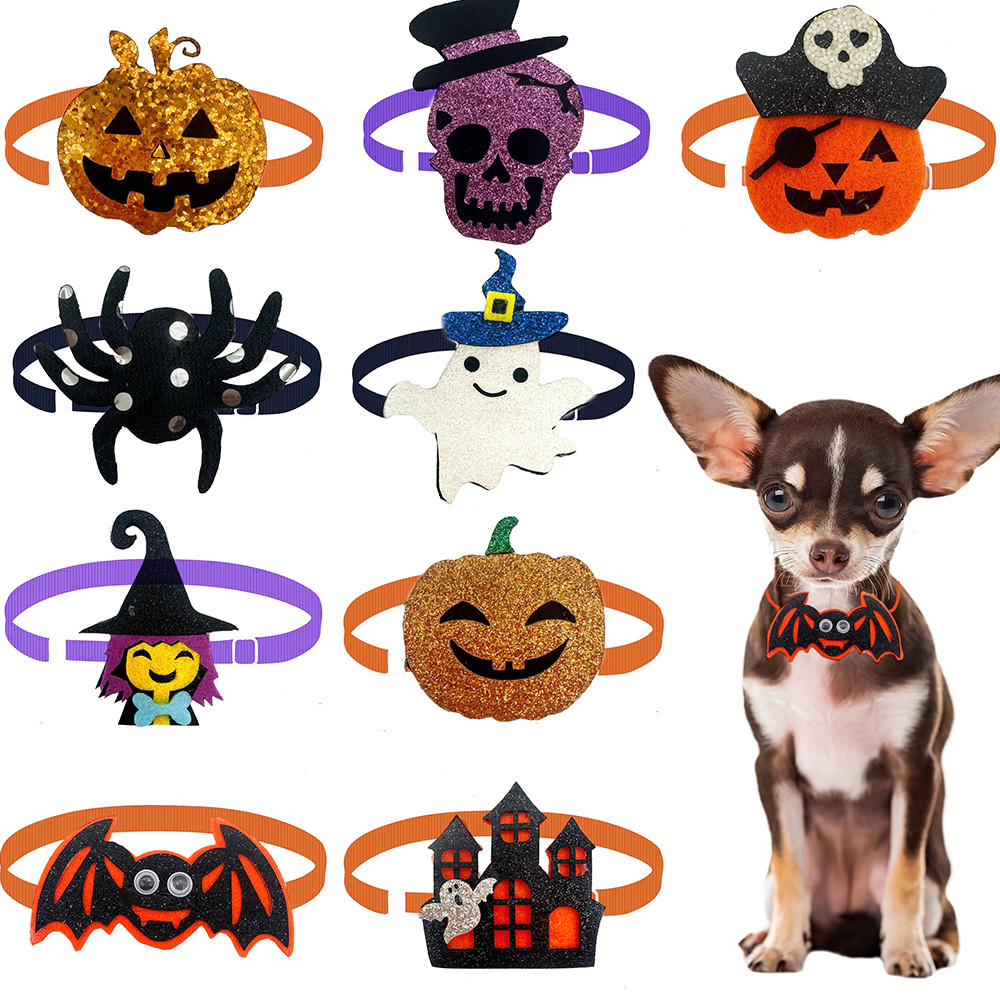 50pcs Halloween Small Dog Cat  - Pet Supplies In Bulk ulasan dan harga