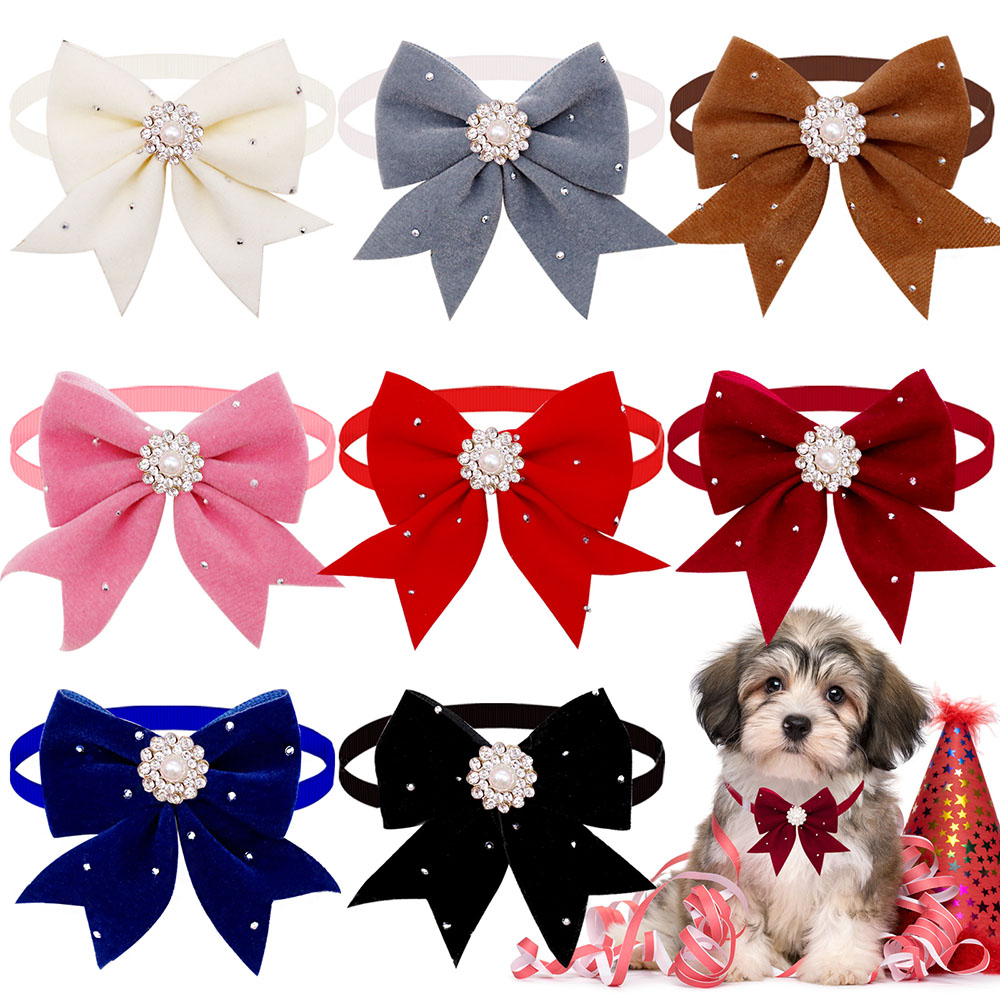 8PCS Dog Collar Floral Ribbon  - Pet Supplies In Bulk ulasan dan harga