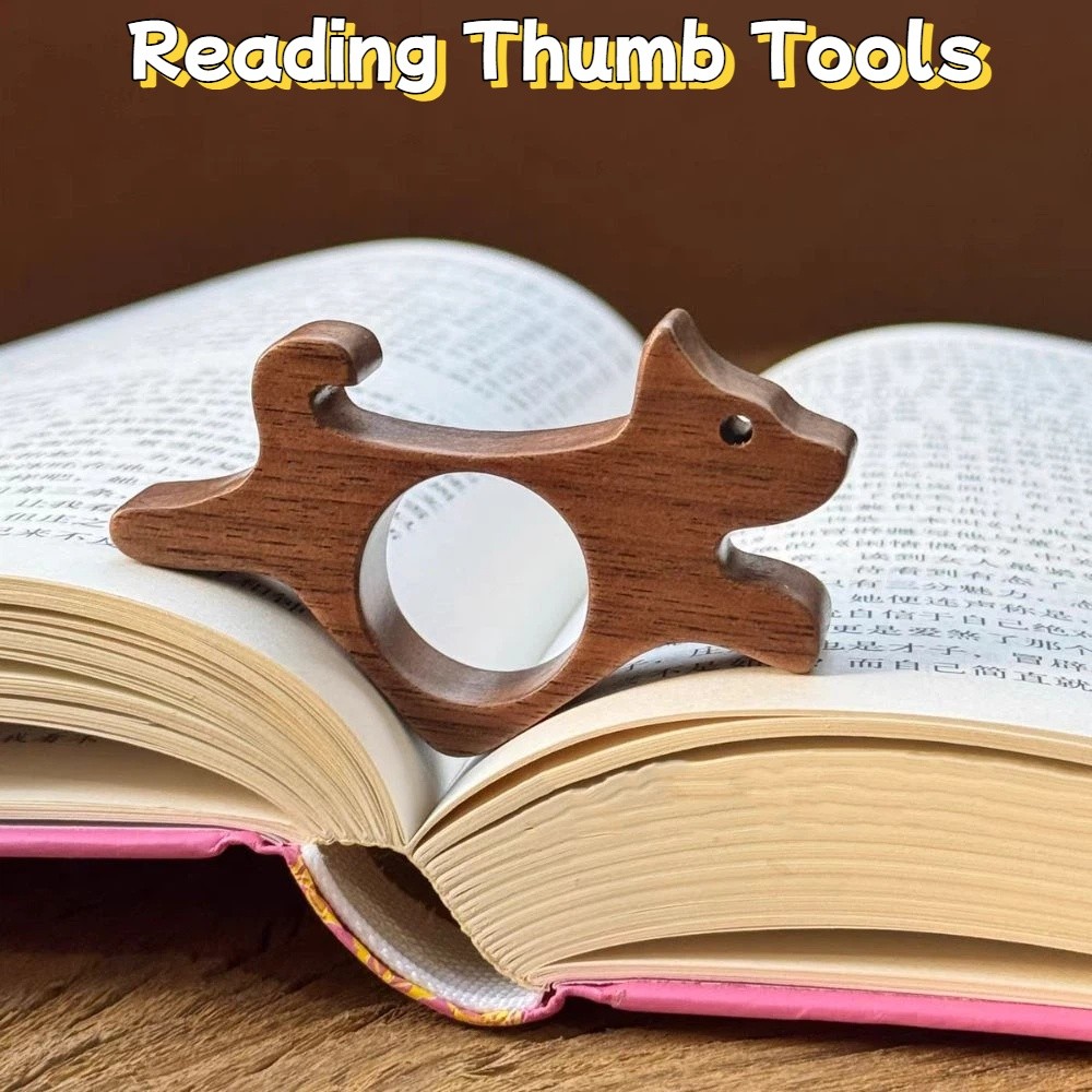 Anti-Slip Wooden Thumb Bookmar - Pet Supplies Ringwood ulasan dan harga